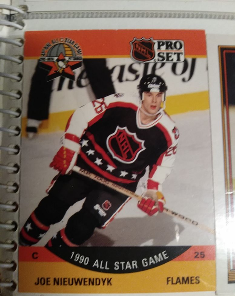 1990-91 Pro Set #344 Joe Nieuwendyk — front