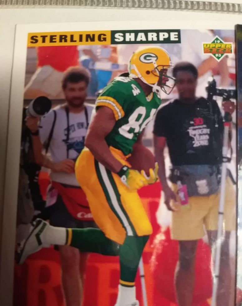 1993 Upper Deck #424 Sterling Sharpe — front