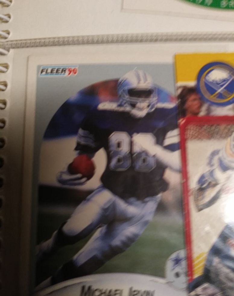 1990 Fleer #89 Michael Irvin — front