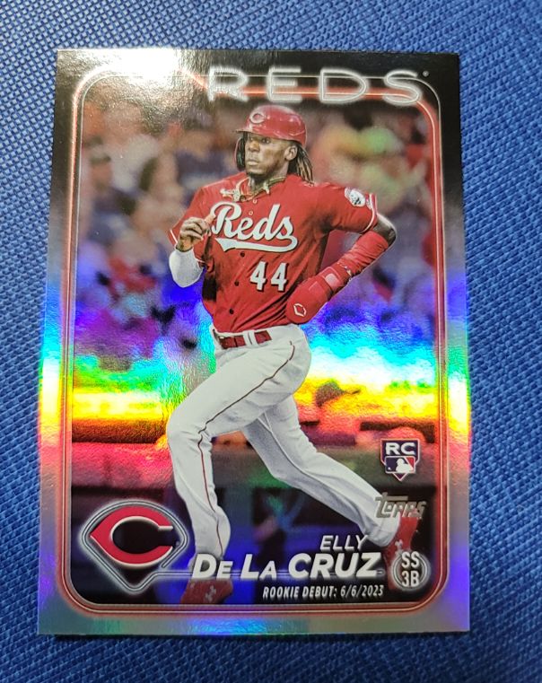 2024 Topps Update #US350 Elly De La Cruz Rookie Debut — front