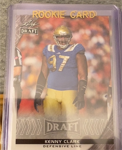 2016 Leaf Draft #52 Kenny Clark — front