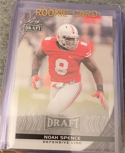 2016 Leaf Draft #70 Noah Spence — front