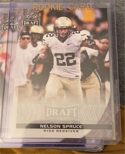 2016 Leaf Draft #68 Nelson Spruce — front