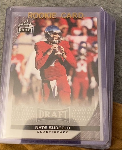2016 Leaf Draft Rookie Card Nate Sudfeld — front