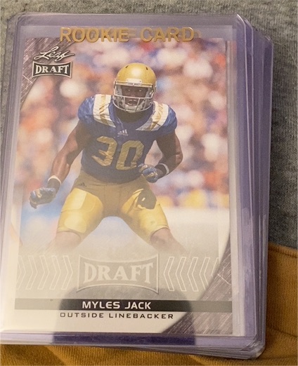 2016 Leaf Draft #66 Myles Jack — front