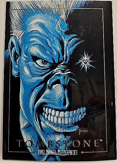 1992 SkyBox Marvel Masterpieces #99 Tombstone — front