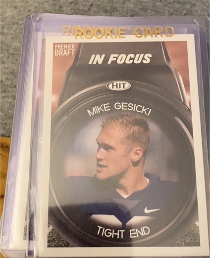 2018 SAGE HIT #42 Mike Gesicki — front