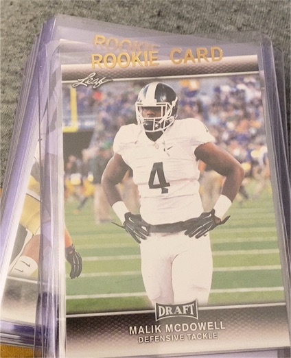 2017 Leaf Draft #49 Malik McDowell — front