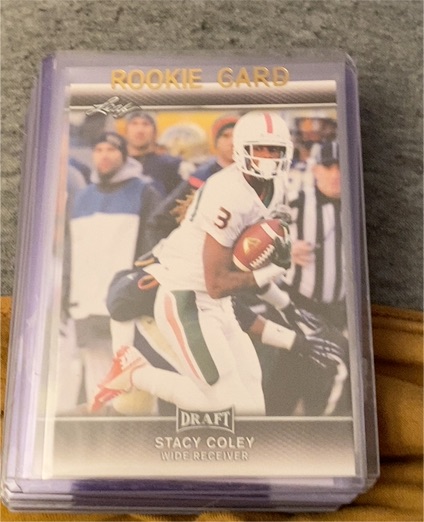 2017 Leaf Draft #3 Stacy Coley — front
