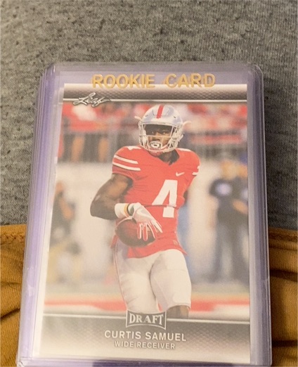 2017 Leaf Draft Curtis Samuel Rookie Card — front