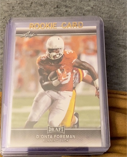 2017 Leaf Draft #unknown D'Onta Foreman — front