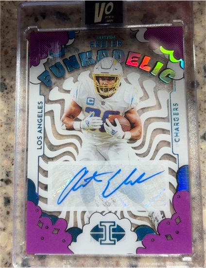 2022 Panini Illusions #F-7 Austin Ekeler Funkadelic — front