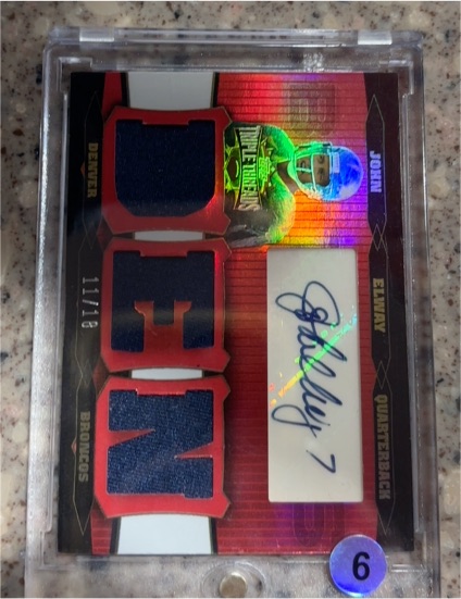 2006 Topps Triple Threads #11 Peyton Manning — front