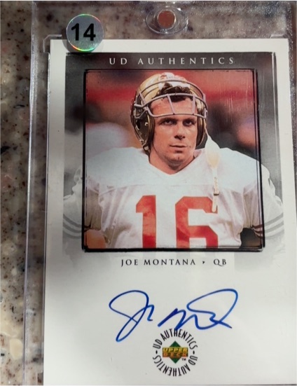 1998 Upper Deck Encore #JM-2 Joe Montana — front