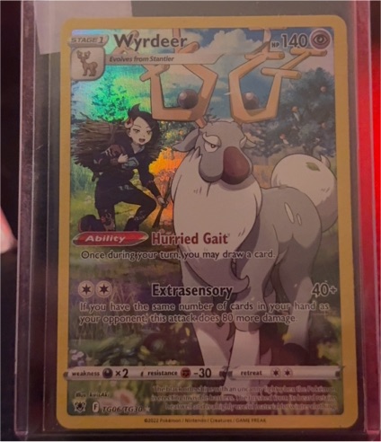 2022 Pokémon TCG Sword & Shield Astral Radiance Trainer Gallery #TG06 Wyrdeer — front