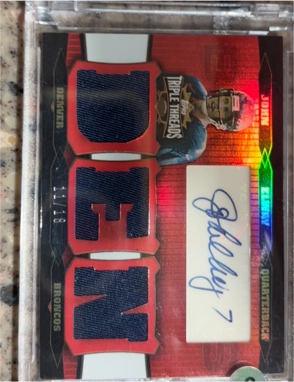 2009 Topps Triple Threads #127C John Elway — front