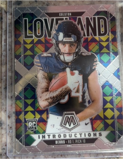 2025 Panini Mosaic Introductions #5 Colston Loveland — front