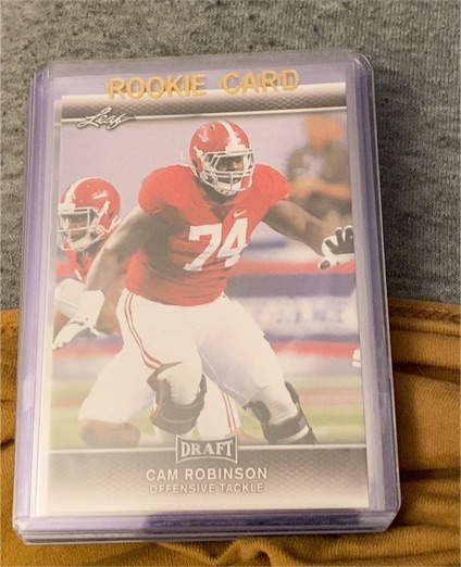 2017 Leaf Draft Cam Robinson Rookie Card — front