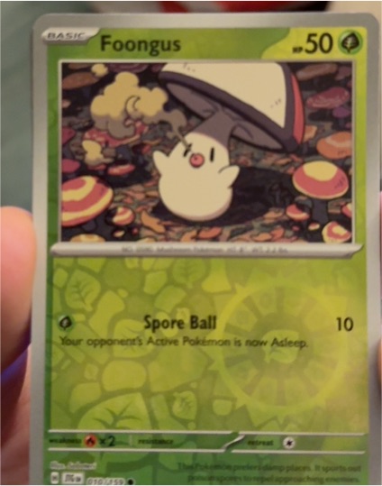 2024 Pokémon Journey Together #010 Foongus — front