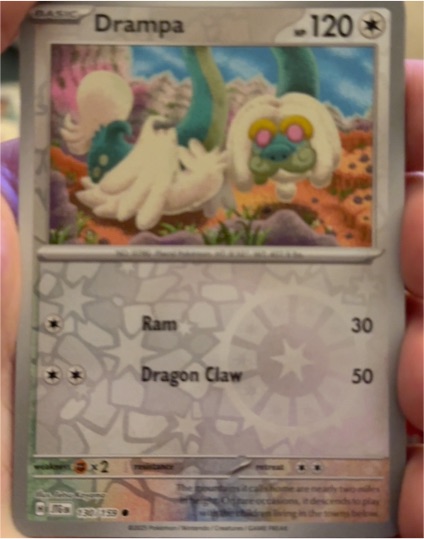 2025 Pokémon SV09: Journey Together #130 Drampa — front