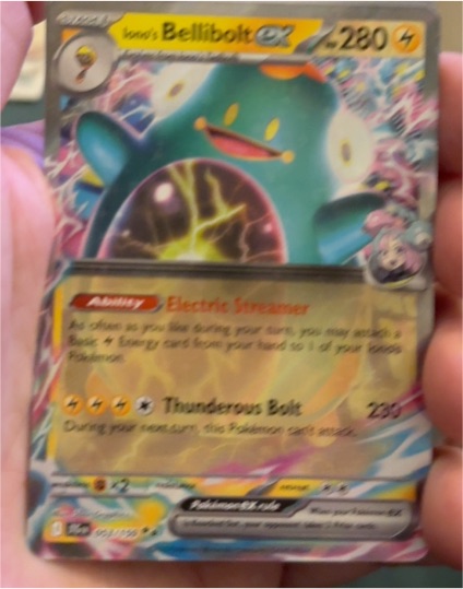 2023 Pokémon TCG Journey Together #053 Iono's Bellibolt EX — front