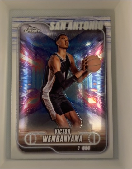 2024-25 Topps Chrome #193 Victor Wembanyama — front