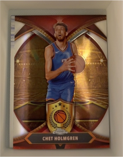 2024-25 Topps Chrome Ball of Duty #BOD-8 Chet Holmgren — front