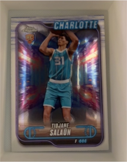 2024-25 Topps Chrome #148 Tidjane Salaun — front