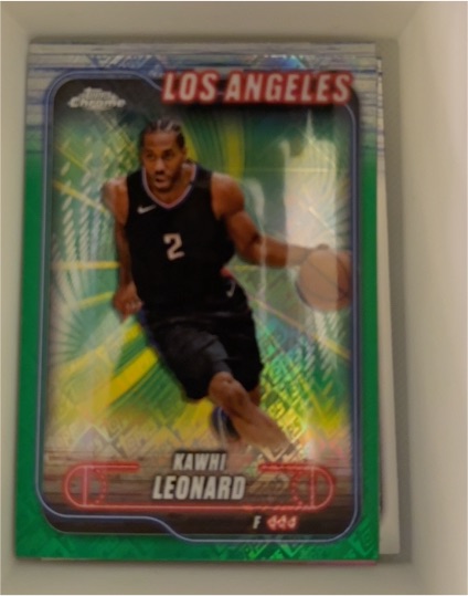 2024-25 Topps Chrome #120 Kawhi Leonard — front