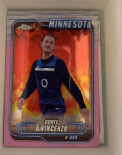 2024-25 Topps Chrome #20 Donte DiVincenzo — front