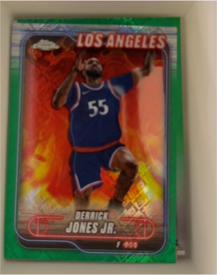 2024-25 Topps Chrome #177 Derrick Jones Jr. — front