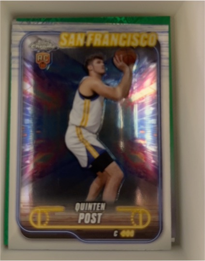 2024-25 Topps Chrome #121 Quinten Post — front