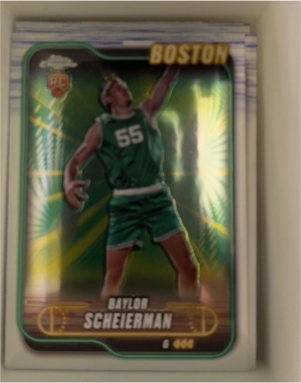 2024-25 Topps Chrome #143 Baylor Scheierman — front
