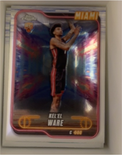 2024-25 Topps Chrome #103 Kel'el Ware — front