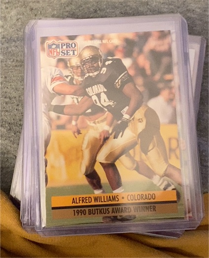 1991 Pro Set #35 Alfred Williams — front