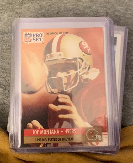 1991 Pro Set #3 Joe Montana — front