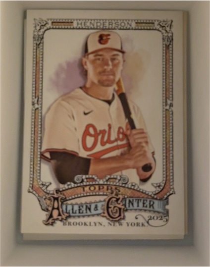 2025 Topps Allen & Ginter #79 Gunnar Henderson — front