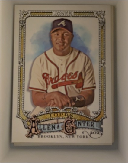 2025 Topps Allen & Ginter #190 Andruw Jones — front