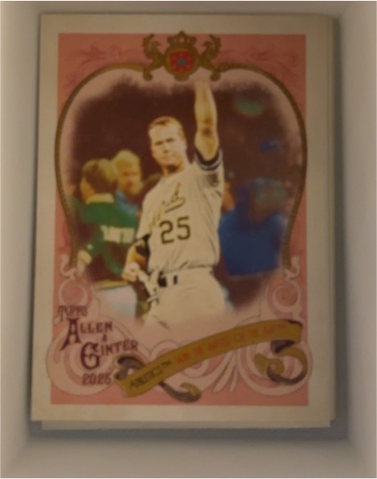 2025 Topps Allen & Ginter Sweet Victory #SV-26 Mark McGwire — front