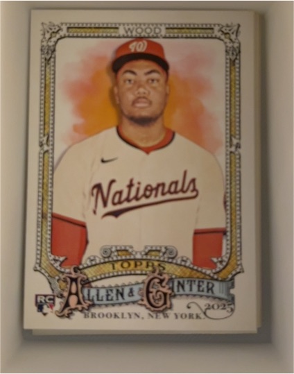 2025 Topps Allen & Ginter #101 James Wood Rookie — front