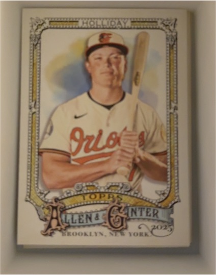 2025 Topps Allen & Ginter #194 Jackson Holliday — front