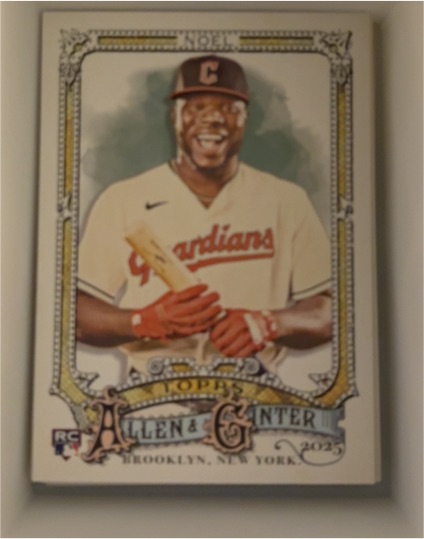 2025 Topps Allen & Ginter #77 Jhonkensy Noel — front