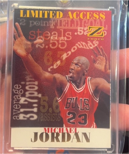 1997-98 SkyBox Z-Force #6 Michael Jordan Limited Access — front