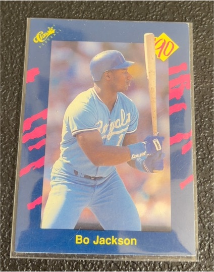 1990 Classic Blue #2 Bo Jackson — front