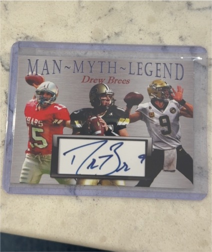 Man~Myth~Legend Drew Brees — front