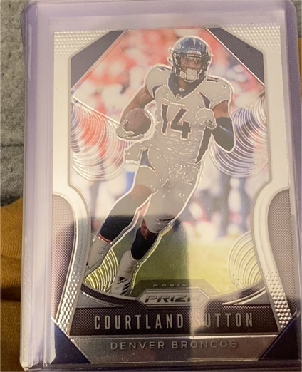 2019 Panini Prizm # Courtland Sutton — front