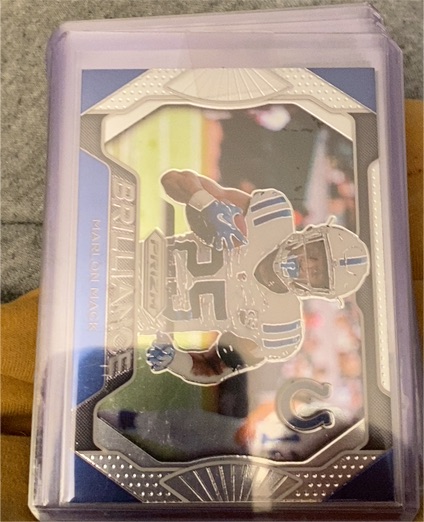2019 Panini Prizm Brilliance Marlon Mack — front