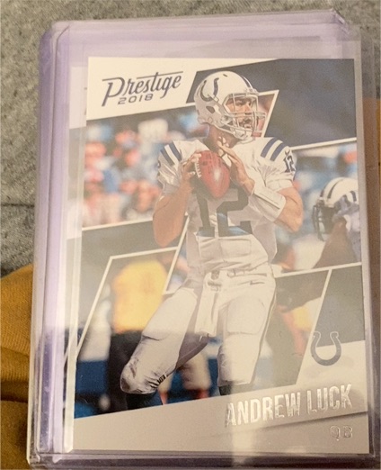 2018 Panini Prestige #162 Andrew Luck — front