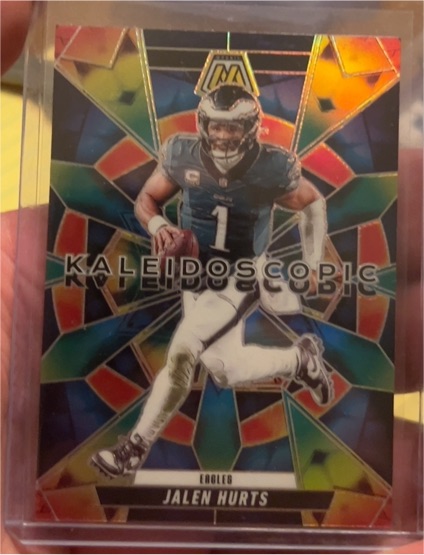 2025 Panini Mosaic #13 Jalen Hurts Kaleidoscopic — front