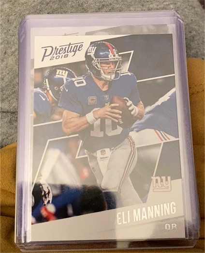 2018 Panini Prestige Eli Manning — front